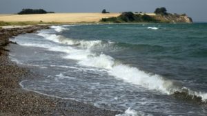 Der Strand an der Ostküste von Omö