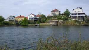 Nett gelegene Häuser in Karlskrona, nur wenige Gehminuten vom Hauptbahnhof entfernt