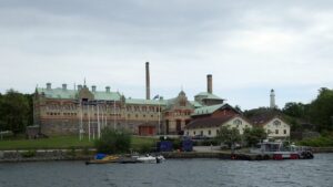 Die deutsche Brauerei von 1693. Heute ist im Gebäude ein Gewerbezentrum.