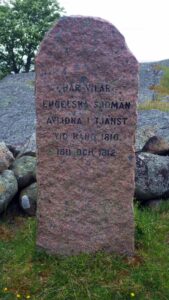 Gedenkstein auf dem englischen Friedhof
