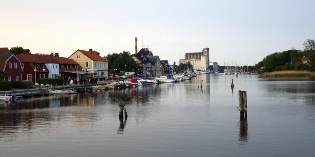 Der Hafen von Åhus