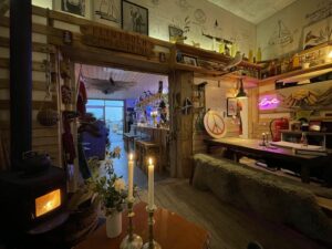 Die Hafenbar von Klintholm