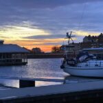 Sonnenuntergang im kalten Karlskrona