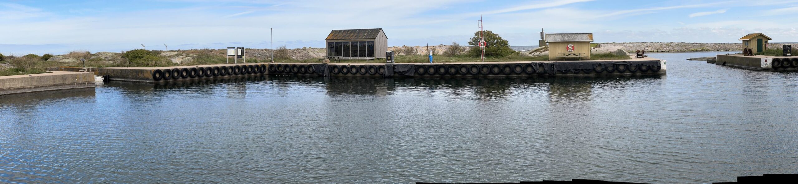 Das Panorame des Hafens an der Nordschäre