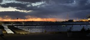Abendunwetter über Borgholm