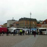 Auf dem Markt gibt es etwas sehr Schmackhaftes
