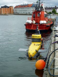 Spezial-U-Boot im Hafen