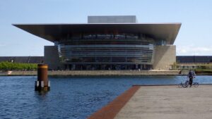 Blick vom Ofelia Plads auf die Oper