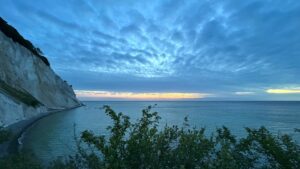Die Kreideklippen von Mön vor Sonnenaufgang (Foto: Matthias)