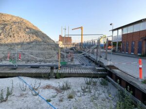 Sand statt Wasser im Svanemøllehavn