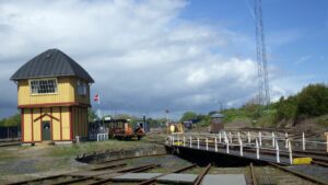Dieses schöne alte Häuschen der Signalwärter stand ursprünglich in Kopenhagen und wurde per Schiff und Schwertransport nach Gedser gebracht, um das Museum zu bereichern.