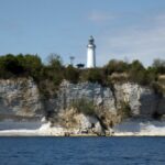 Der Leuchtturm auf Stevns Klint