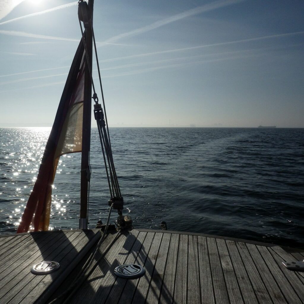 Wir verlassen den Öresund in der Morgensonne