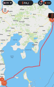 Routing von Grenå nach Hou